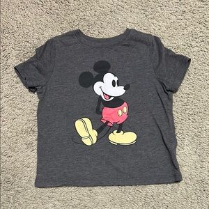 Kids Gray Mickey Mouse T-Shirt